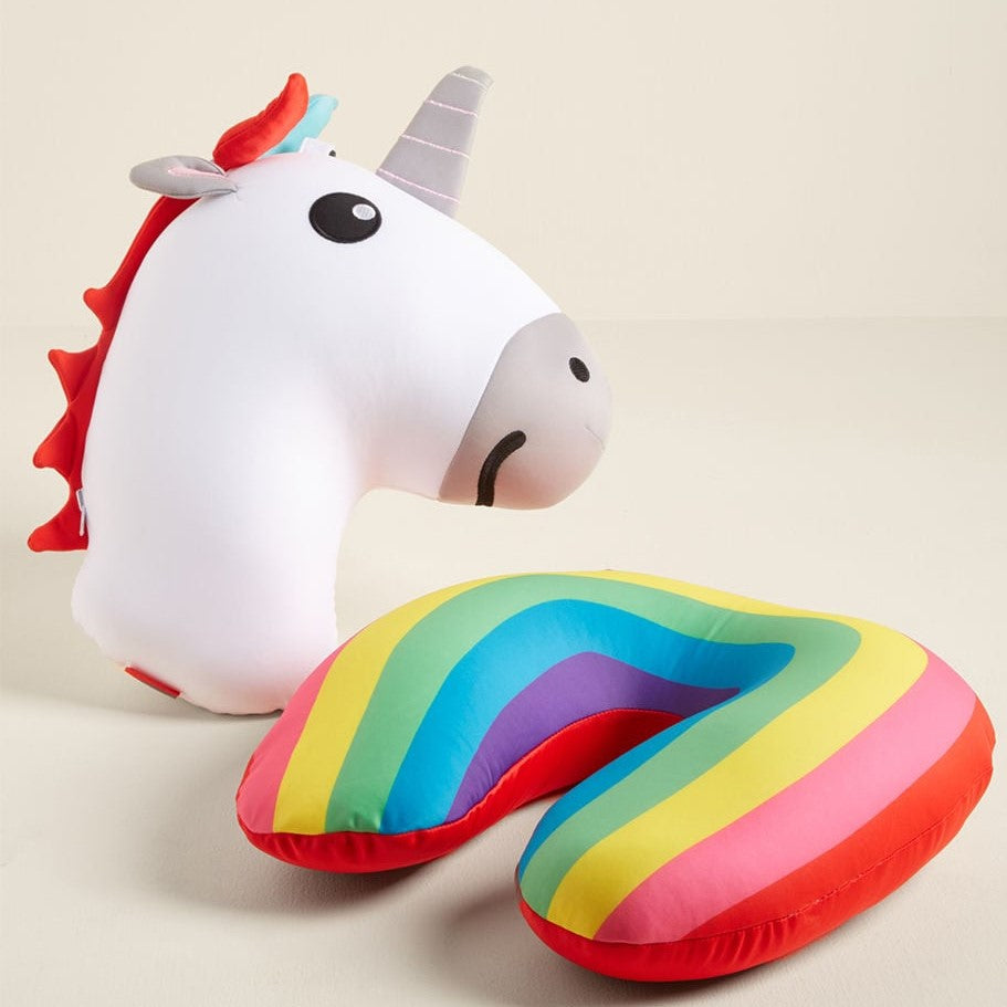 Travel Pillow Neck Pillow Zip & Flip Unicorn