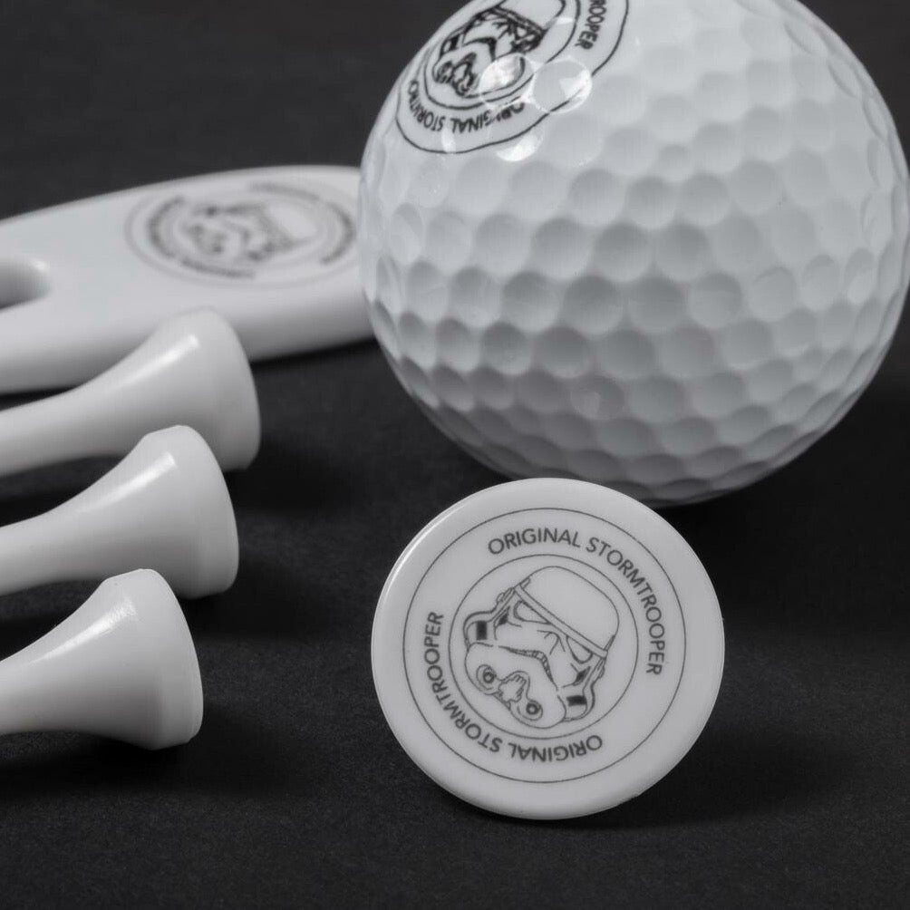 Golf Gift Set Star Wars Original Stormtrooper in White and Black Gift Box