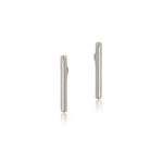 Stud earrings in gift bottle with thin wire design from solid sterling silver
