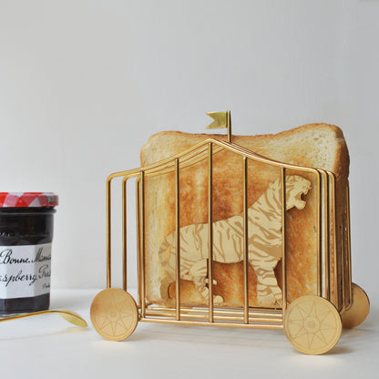 Golden tiger toast rack