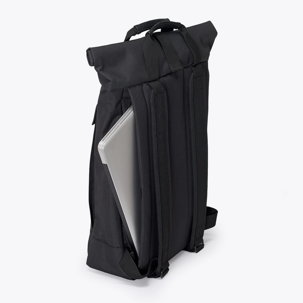Backpack Roll Top Black Padded Large Recycled Ucon Acrobatics