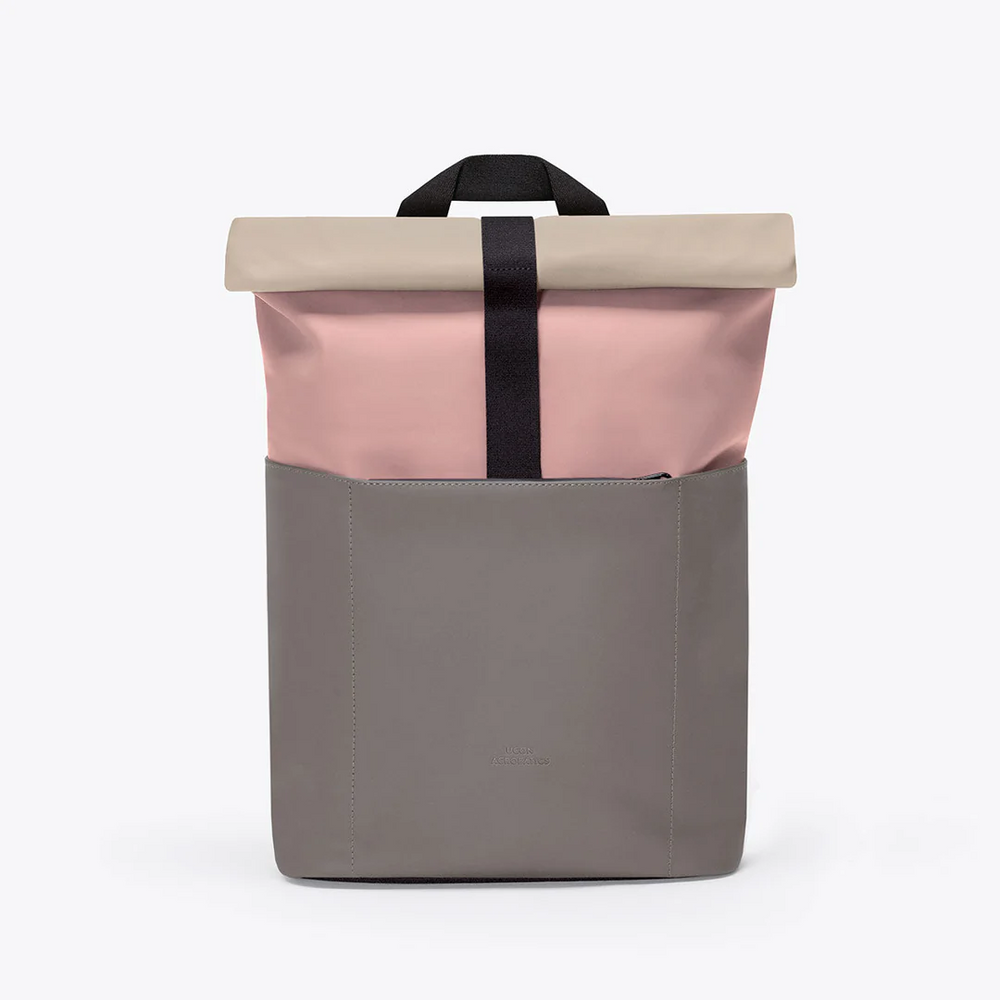 
            
                Load image into Gallery viewer, Backpack Roll Top Waterproof Rose Pink Grey Beige Padded Recycled Ucon Acrobatics
            
        