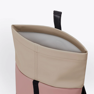 
            
                Load image into Gallery viewer, Backpack Roll Top Waterproof Rose Pink Grey Beige Padded Recycled Ucon Acrobatics
            
        