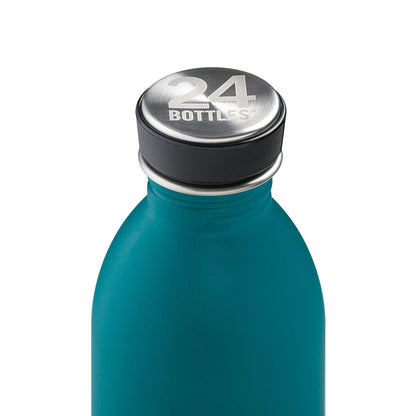 Water Bottle Lightweight 1L Blue-Green Teal Atlantic Bay Stone