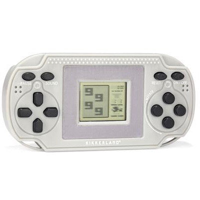 Retro arcade game shaped as a PSP console in grey