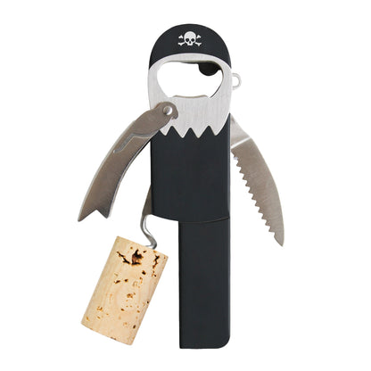 Pirate Corkscrew & Bottle Opener