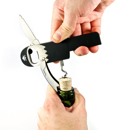 Pirate Corkscrew & Bottle Opener