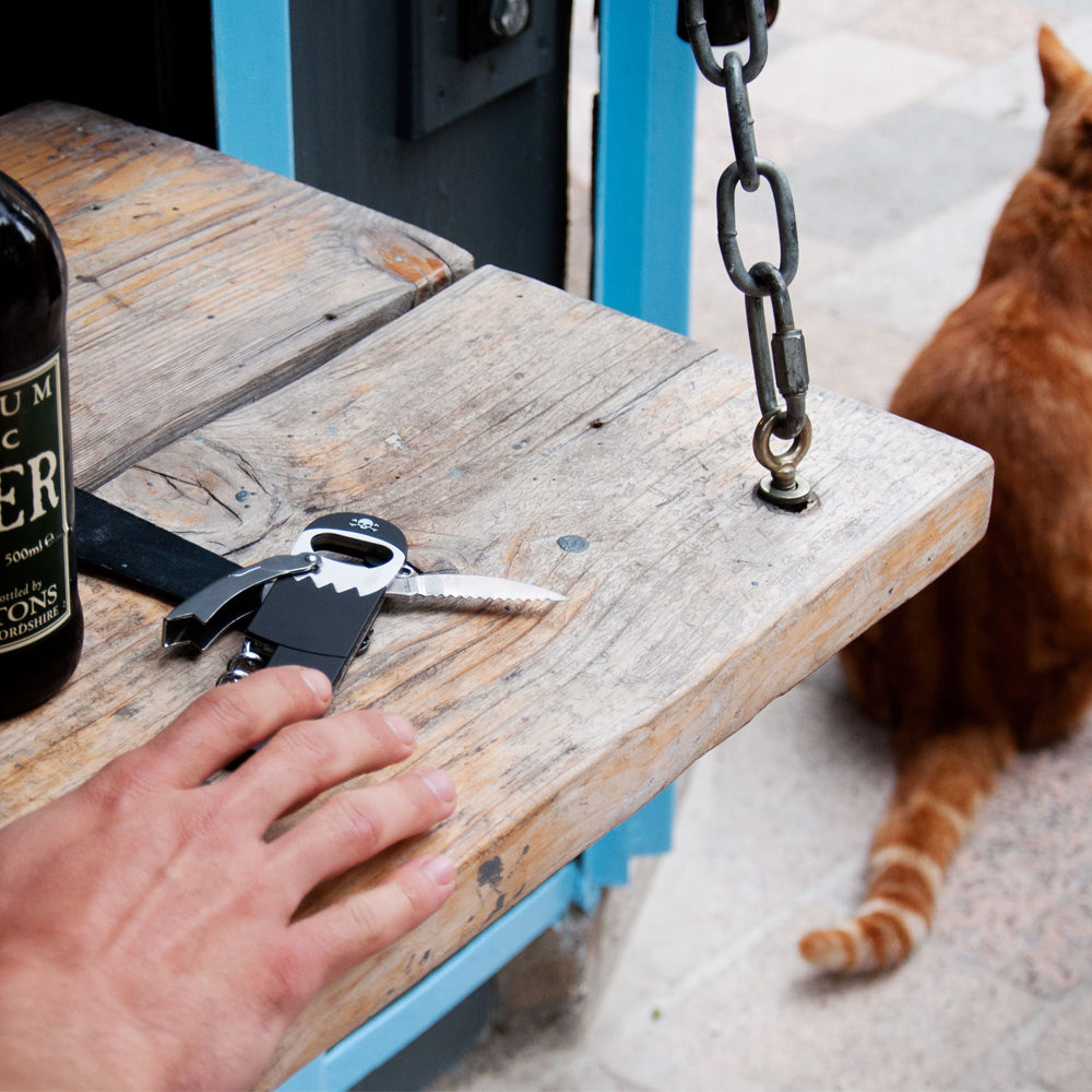 Pirate Corkscrew & Bottle Opener