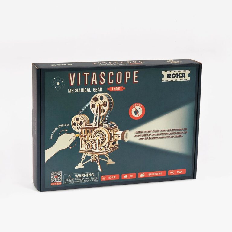 Vitascope Film Projector DIY Wood 3D Puzzle Robotime Craft Set