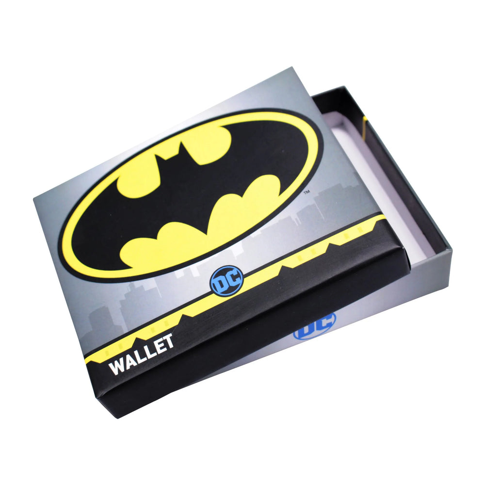 Wallet Batman Logo Black Debossed