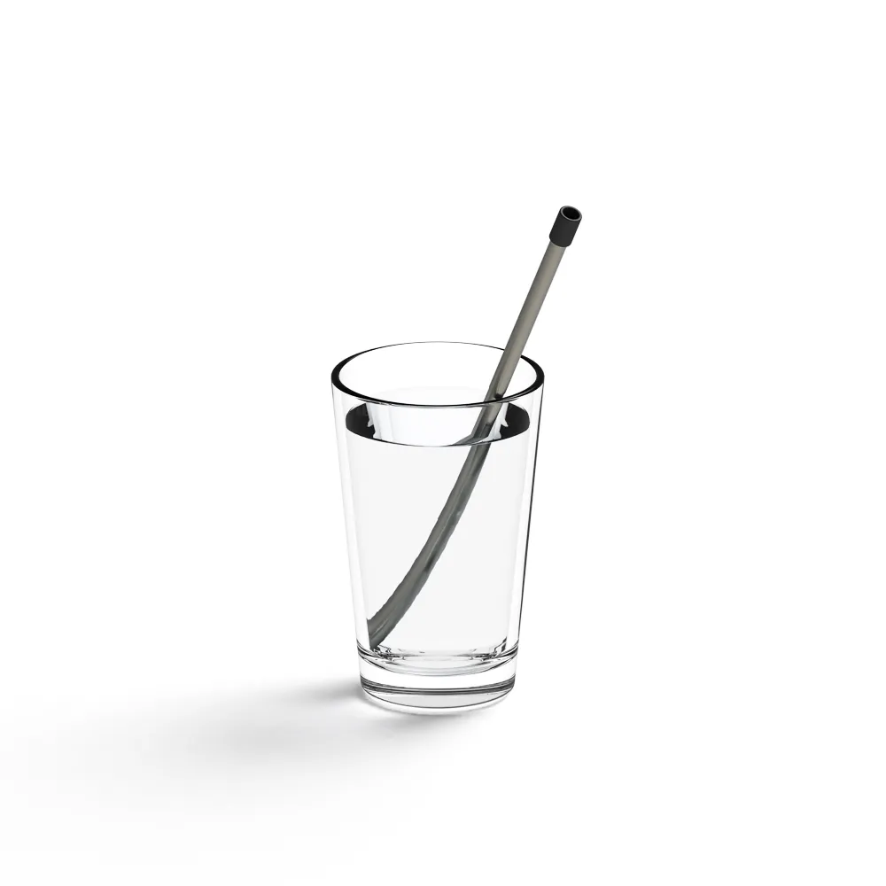 Reusable Straw Skittle Indigo & White Stainless Steel Lund London