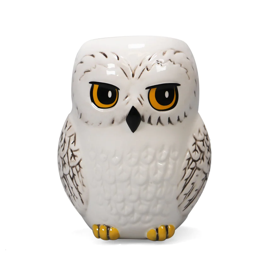 Hedwig Owl Wall Vase Hand Painted Harry Potter White