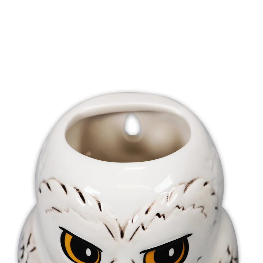 Hedwig Owl Wall Vase Hand Painted Harry Potter White