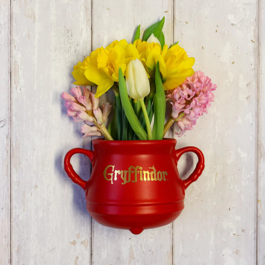 Wall Vase Gryffindor Cauldron Red Harry Potter