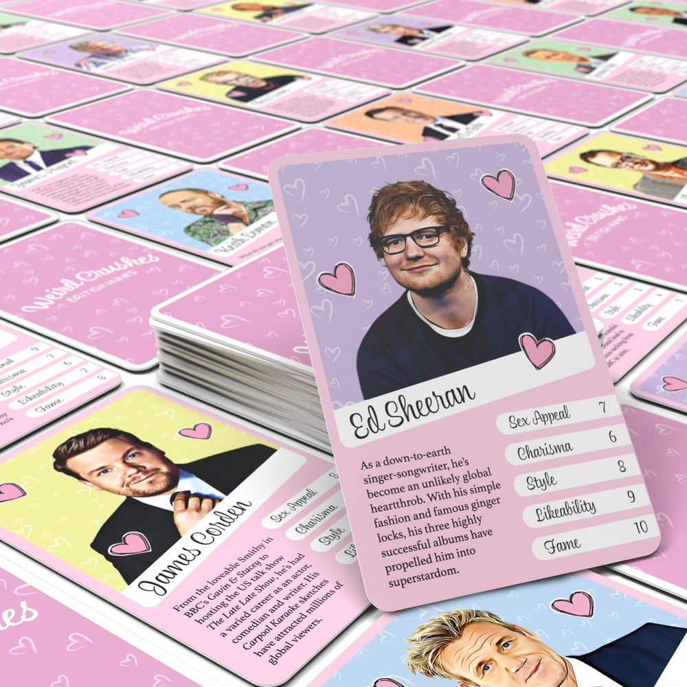 Card Game Weird Crushes - British Hunks