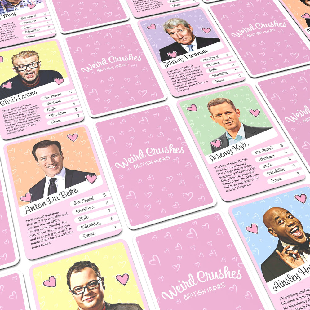 Card Game Weird Crushes - British Hunks