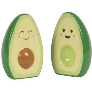 
            
                Load image into Gallery viewer, Salt and Pepper Shakers Avocado Happy Green
            
        