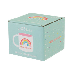 Rainbow Mug Chasing Rainbows Good Vibes Only Cup