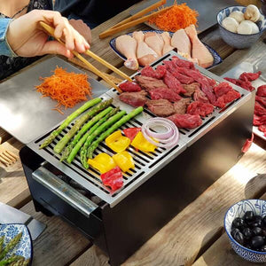 Portable BBQ Party Yaki Table Top Korean Style Barbecue in Black