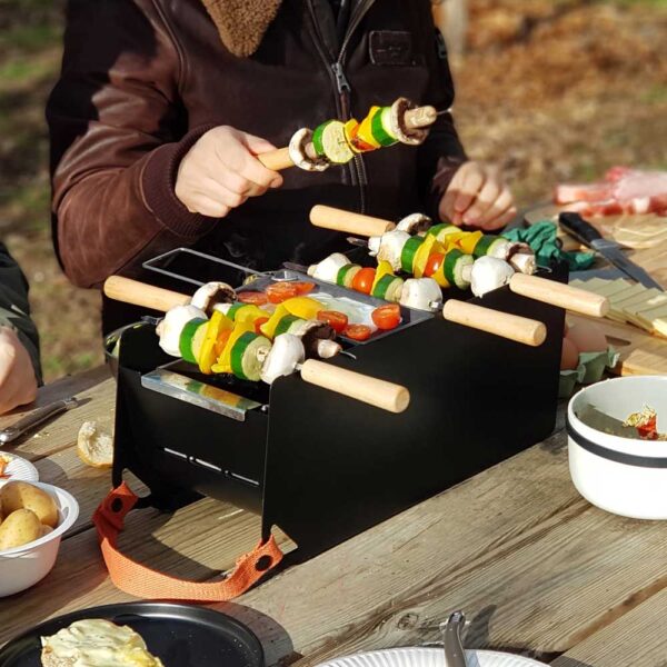 Portable BBQ Party Yaki Table Top Korean Style Barbecue in Black