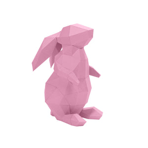 Wall Art DIY Papercraft Bunnies Model 3D Puzzle