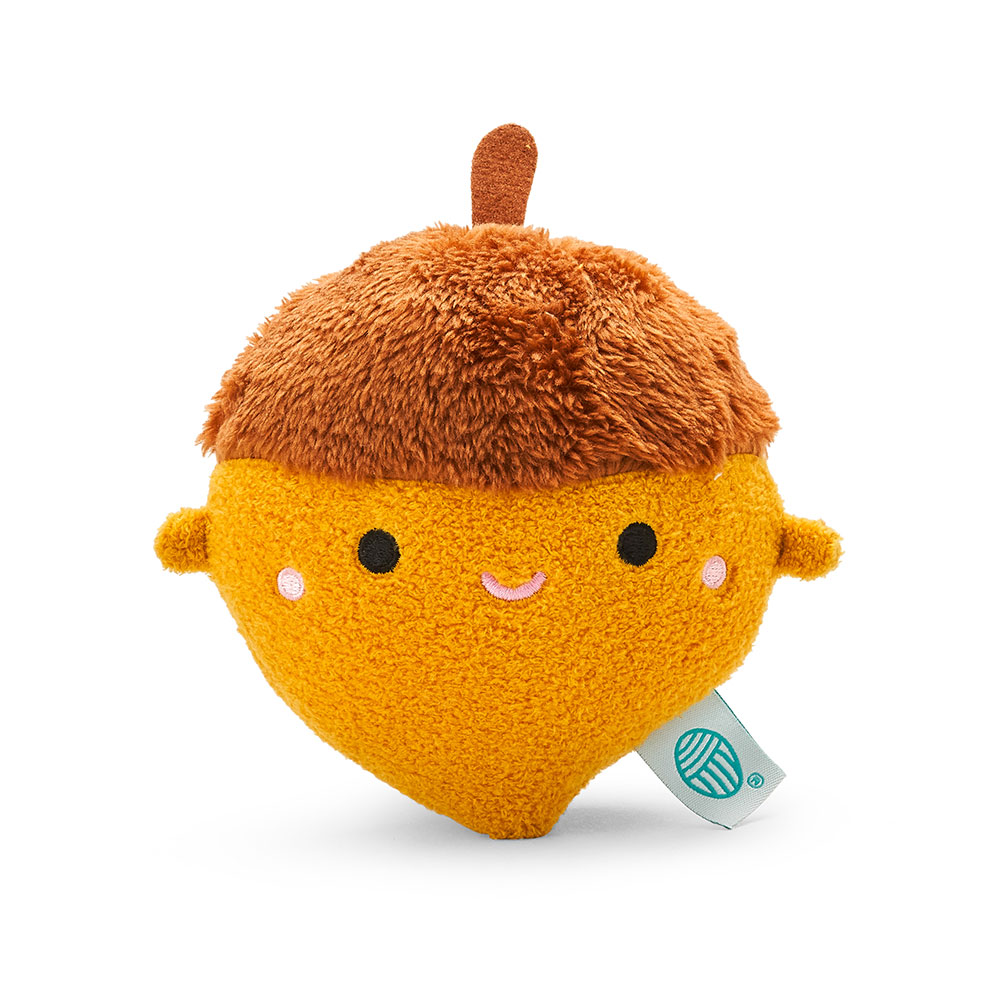 Acorn mini plush soft toy for children 'Riceacorn' in brown