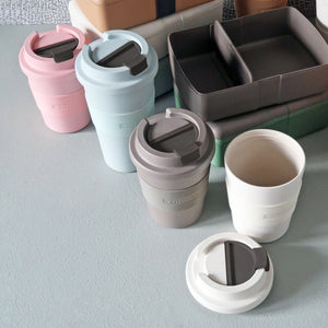 Coffee Cup Reusable Zuperzozial Time-Out Bioplastic Powder Blue