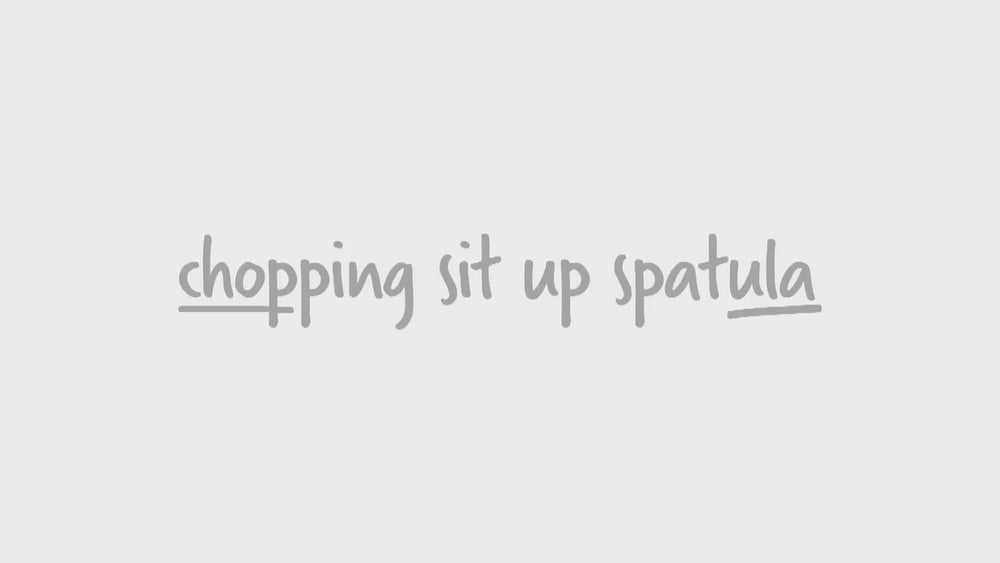 
            
                Load and play video in Gallery viewer, Spatula Stand-Up Chopping Chopula in Yellow
            
        
