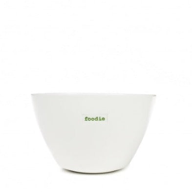 Bowl Medium 'Foodie' Porcelain Keith Brymer Jones White
