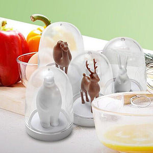 Spice Shaker Set Animal Parade - Bunny Camel Deer Bear