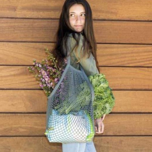 Shopping Bag Cotton Market Bag Blue Black White Yellow Green Red