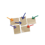 Arrow magnets set of 6 in multicolour