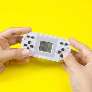 Retro arcade game shaped as a PSP console in grey