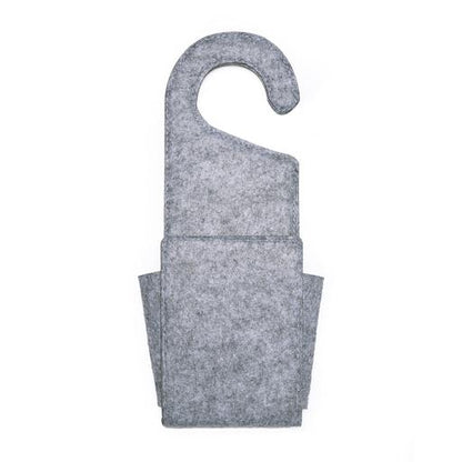 Organiser Door Knob Hanger Pocket Felt Grey
