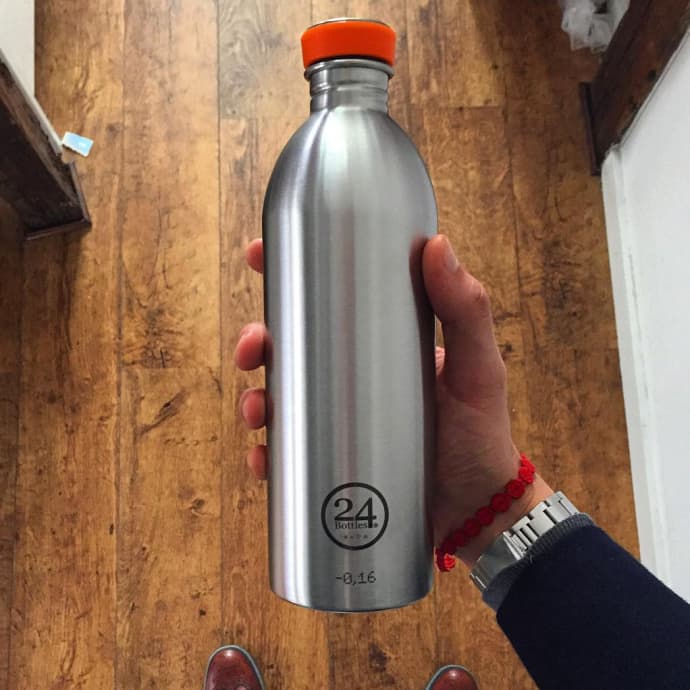 Water Bottle Lightweight 1L Steel