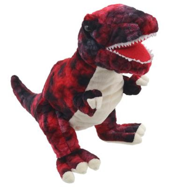 Red T-Rex Dinosaur Puppet Baby Dino Toy