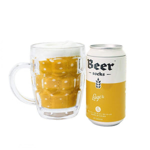 Beer Socks Larger Yellow