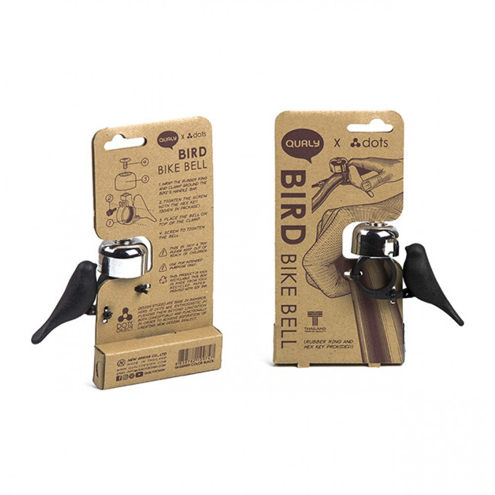 Bicycle Bell Bird in Black
