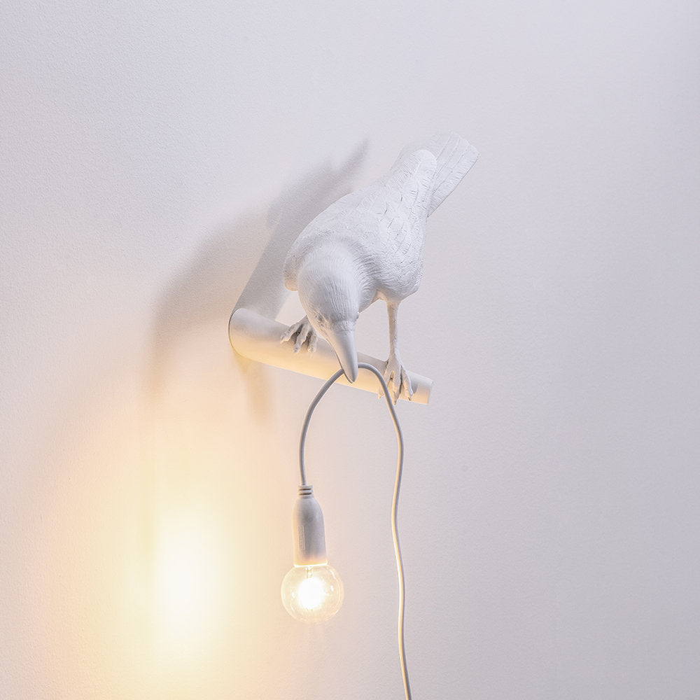 
            
                Load image into Gallery viewer, Bird Lamp Seletti White Looking
            
        
