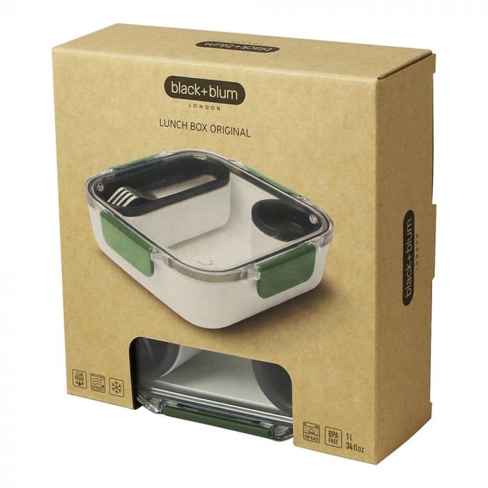 
            
                Load image into Gallery viewer, Lunch Box Original Olive White and Green 1 Litre
            
        