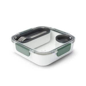 Lunch Box Original Olive White and Green 1 Litre