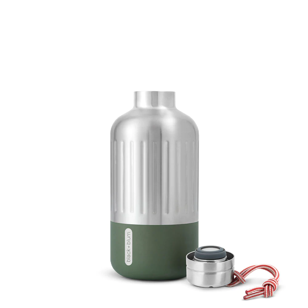 Flask Vacuum Insulated Explorer Stainless Steel Small Olive Green