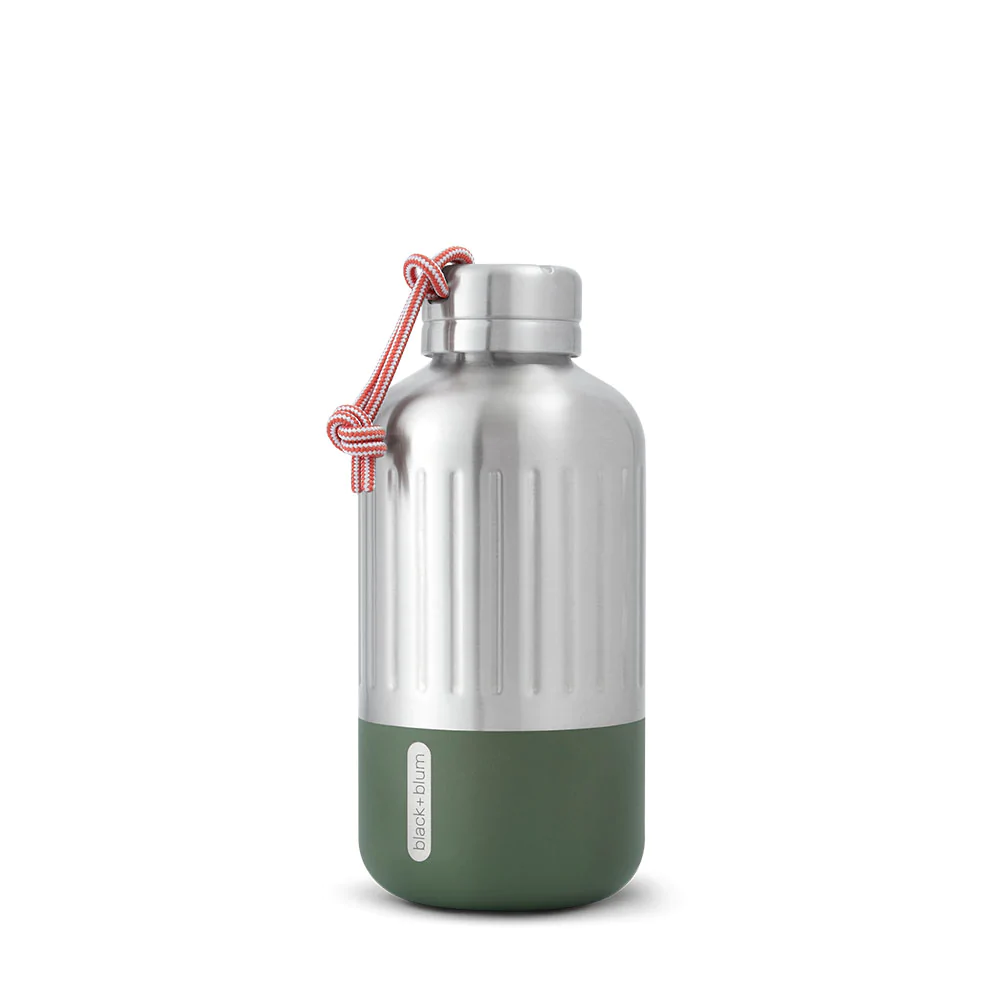 Flask Vacuum Insulated Explorer Stainless Steel Small Olive Green