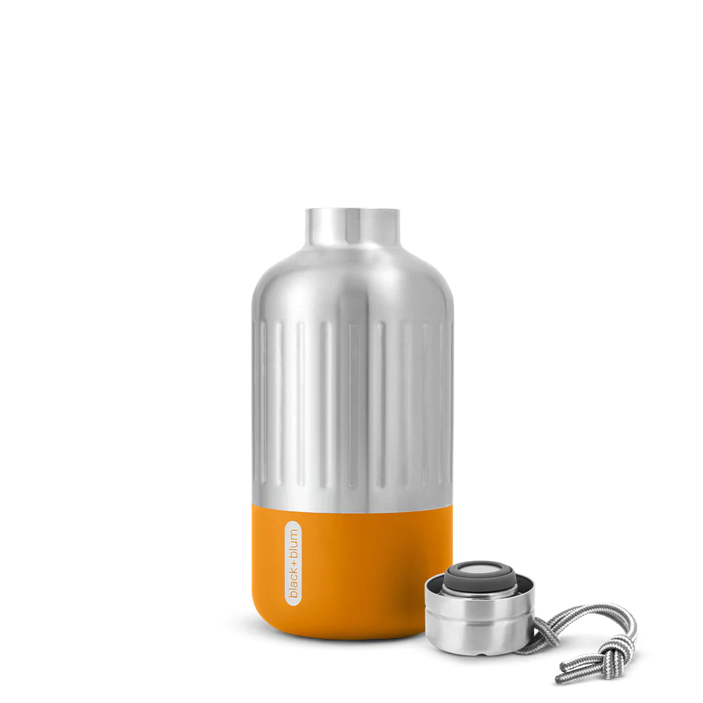 Flask Vacuum Insulated Explorer Stainless Steel Small Orange
