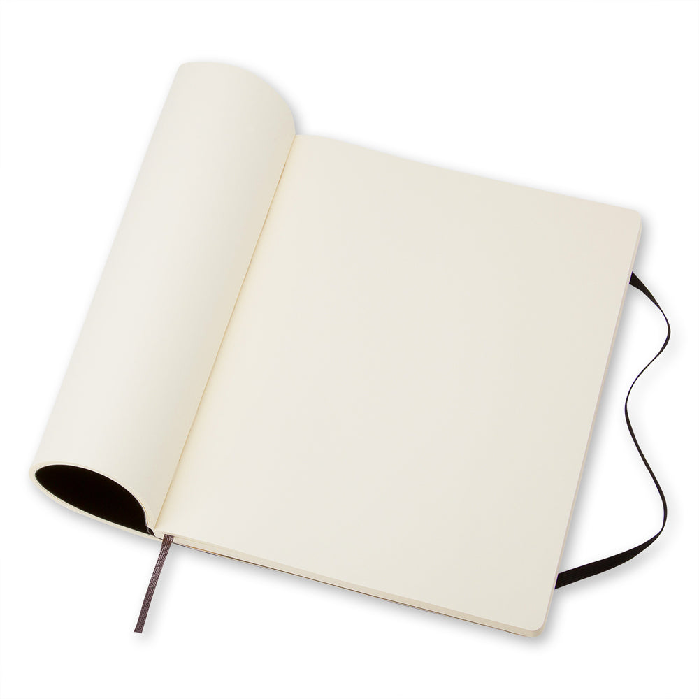 Notebook Plain Soft Extra Large in Black