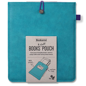 Turquoise Bookaroo Pouch for Books & Stuff