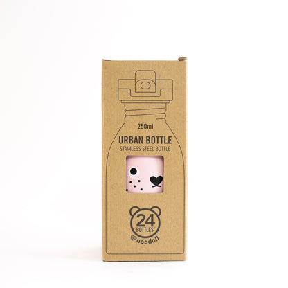 Small water bottle 9oz stainless steel in pink