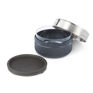 Lunch Bowl Glass With Leak Proof Case Set In Slate Grey 750ml