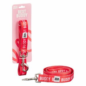 Dog Leash Best Buddy in Red