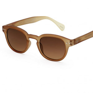 Sunglasses Brown Beige Square IZIPIZI C Arizona Classic